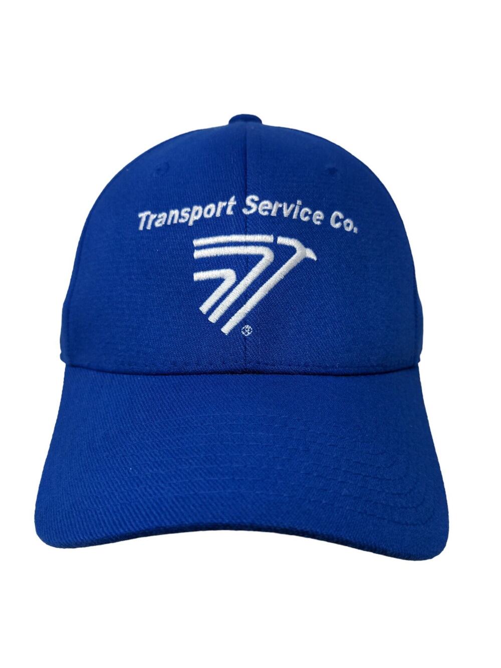 American Needle Men's Fitted Hat Blue Size L/XL Embroidered Transport Service Co